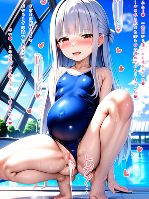 [梅洞てんぷりゃー] 銀髪美少女を義娘にしたら実はサキュバス系！魅入られて子作りに励むことになった話_156