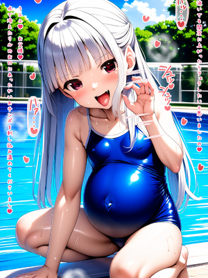 [梅洞てんぷりゃー] 銀髪美少女を義娘にしたら実はサキュバス系！魅入られて子作りに励むことになった話_159