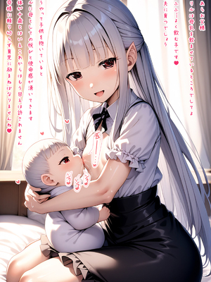 [梅洞てんぷりゃー] 銀髪美少女を義娘にしたら実はサキュバス系！魅入られて子作りに励むことになった話_201