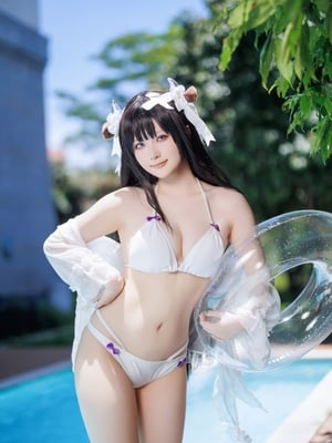 屿鱼 碧蓝航线樫野（㭴）泳装_19