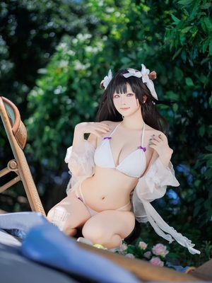 屿鱼 碧蓝航线樫野（㭴）泳装_20