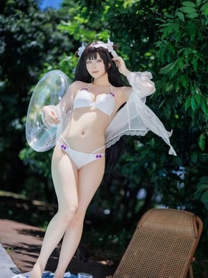 屿鱼 碧蓝航线樫野（㭴）泳装_10