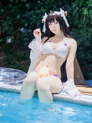 屿鱼 碧蓝航线樫野（㭴）泳装_21