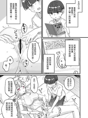 [天気輪 (甘露アメ)] 続・オナホ堕ちした機械天使様と僕の夏休み｜續・淪為飛機杯的機械天使和我的暑假 [中文] [名残の羽]_023