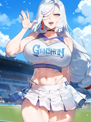 [MiyuAi] Shenhe's Cheer Tryouts - Genshin Impact (Patreon) (AI Generated)_0011