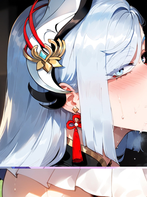 [MiyuAi] Shenhe's Cheer Tryouts - Genshin Impact (Patreon) (AI Generated)_0015