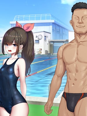 [ももちゃんあたっく] 特級呪物の発情スク水でナマイキJK達をハメて理解らせた 熱血体育教師ビンビン物語【前編】_235