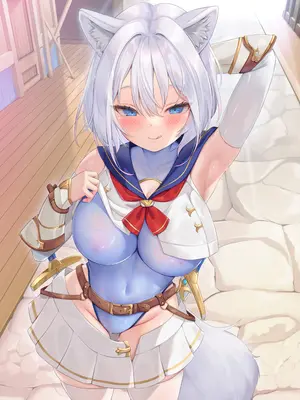 [聖華快楽書店] 白狼剣士ハティちゃんのえっちな冒険の書 [DL版]
