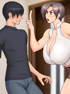 [逝印乳業 (逝印)] ガミガミうるさいお隣の豊満爆乳おばさんと何故かエロい事に!!_134
