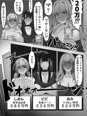 [絵土屋 (TUCCIAO)] 借金ギャル3人が同人AV撮影した結果_07