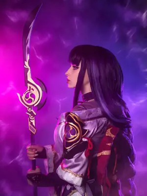 Lady Melamori - Raiden Shogun Lingerie (Full Set)_14