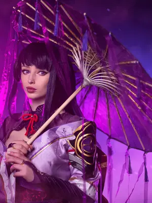 Lady Melamori - Raiden Shogun Lingerie (Full Set)_16