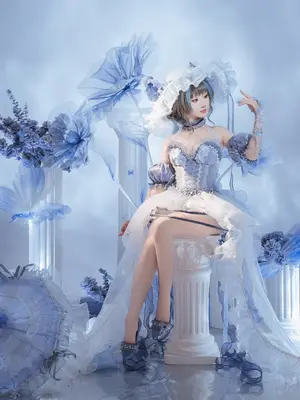 面饼仙儿 - 碧蓝航线 柴郡 礼服_07