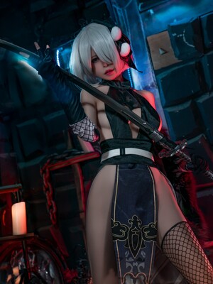 HornyCos - Cute 2B Showing Her Perfect Body (Patreon)_42