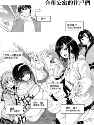 [弥美津峠 (鳳まひろ)] ハーレムシェアハウス〜全員中出し姫初め〜｜後宮般的合租公寓　全員內射的新春第一炮♡ [中文] [無修正]_0002