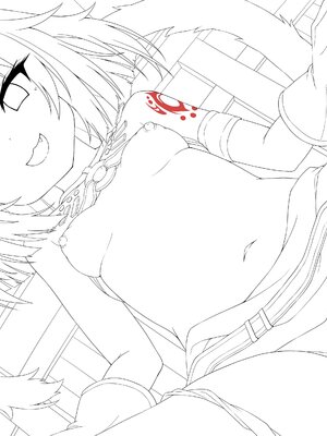 [空色れん] 環様 2 初めての…♡_環様2_騎乗位_5線画