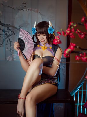 麻花麻花酱 – 比睿旗袍_09