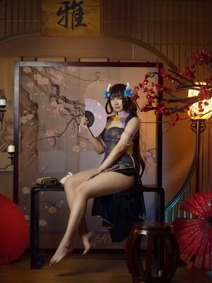 麻花麻花酱 – 比睿旗袍_07