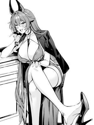 [Noir Complex (NRノワール)]指揮官&紅蓮&レッドフードと面談する (勝利の女神：NIKKE)[中国翻訳]_097