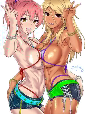 [SANDWORKS (砂、せーぶる)] 黒ギャルハメ撮り旅行+セックスリゾート+ファックドール&愛依とエッロいこと、しょ? &美嘉研究っしょ+ぶっかけた&カリスマギャルMセックストレーニング+もっとセックストレーニング(アイドルマスター シャイニーカラーズ)  [DL版][中国翻訳、日本語][疏碼]_212