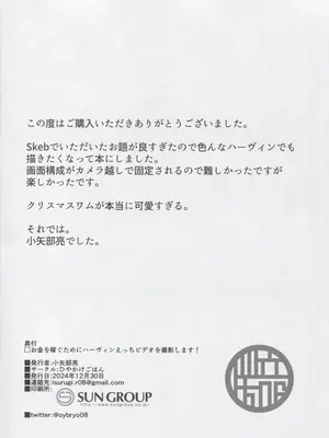 (C105) [ひやかけごはん (小矢部亮)] お金を稼ぐためにハーヴィンえっちビデオを撮影します! (グランブルーファンタジー)_37