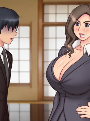 [逝印乳業 (逝印)] パワハラ女上司に出張先の旅館でブチ切れお仕置きエッチ!!_124
