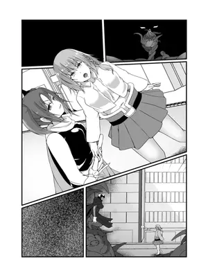 [リリウム共和国 (しまかわ)] 仲良し魔法少女コンビは悪魔の手によりふたなり友情崩壊。_32