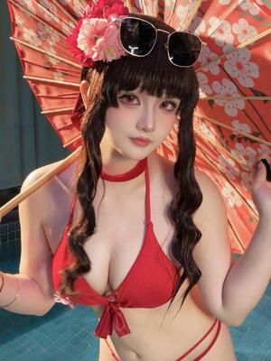 屿鱼 - Sakura 水着_79