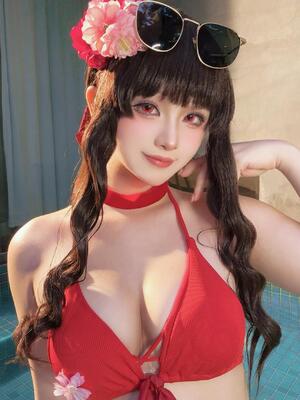 屿鱼 - Sakura 水着_80