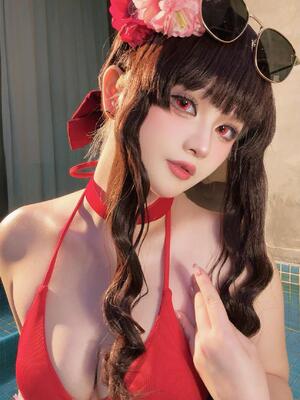 屿鱼 - Sakura 水着_81
