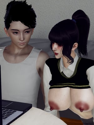 [3D]妈妈和未婚妻沦为小男孩的肉便器_040