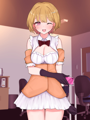 [あろはそふと] 塩対応だけどおまんこ貸してくれるJKといちゃラブ援交してくれるJKが在籍するコンカフェの雇われ店長になりまして_351