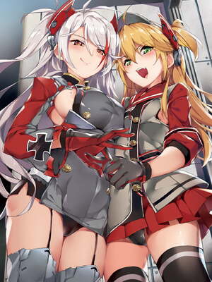 [塩ちょこ (ナハ78)] ヒッパー姉妹のショタ搾精尋問+ローンのショタ偏愛放生+フリードリヒのショタ甘母淫溺 (アズールレーン) [DL版][中国翻訳]_113