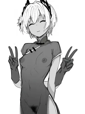 [宇宙鼠 (マキギリス)] ア◯クナイツシースルーチャイナドレス部 一人合同 [DL版]_12