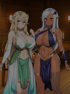 [アネモネ＊ (23)] 高身長エルフ×ダークエルフのお姉さんに拾われて [不会用ps个人汉化]_113