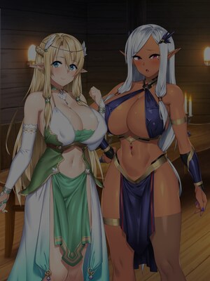 [アネモネ＊ (23)] 高身長エルフ×ダークエルフのお姉さんに拾われて [不会用ps个人汉化]_245
