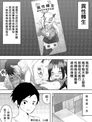[えなりずし] 異性転生III 好みのカラダにボディーチェンジ｜異性轉生 III 變身成理想的身體 [AI機翻漢化](1)_02