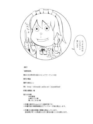 (C84) [鳩血 (麻生シン)] 昼想夜夢 (東方Project) [中国翻訳]_30