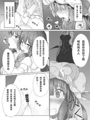 (秋季例大祭5) [まめもち (佑樹)] パチュこあ主従逆転ックス (東方Project) [Nonothird个人汉化]_18
