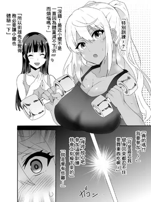 [マッチョ。] 紗倉ひびきの特別トレーニング (ダンベル何キロ持てる？) [中国翻訳]_3