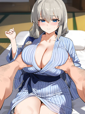 [推しは汚ヤジに抱かれてる] 宇崎月_119225758_p4