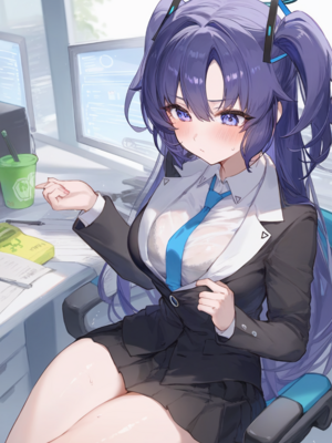 [gray] Hayase Yuuka 1(Blue Archive)[patreon] [AI Generated]_11