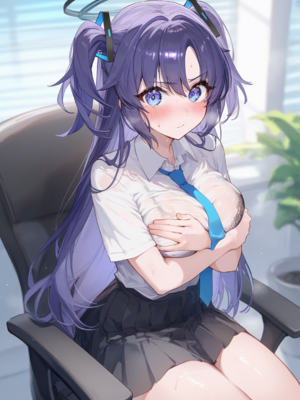 [gray] Hayase Yuuka 1(Blue Archive)[patreon] [AI Generated]_16