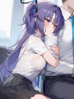 [gray] Hayase Yuuka 1(Blue Archive)[patreon] [AI Generated]_20