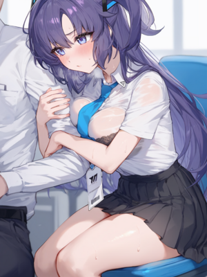 [gray] Hayase Yuuka 1(Blue Archive)[patreon] [AI Generated]_21