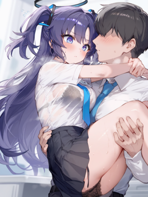 [gray] Hayase Yuuka 1(Blue Archive)[patreon] [AI Generated]_40