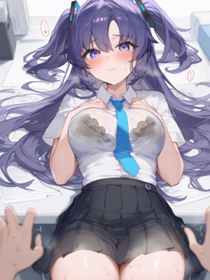 [gray] Hayase Yuuka 1(Blue Archive)[patreon] [AI Generated]_41