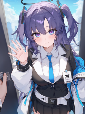 [gray] Hayase Yuuka 1(Blue Archive)[patreon] [AI Generated]_1