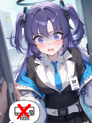 [gray] Hayase Yuuka 1(Blue Archive)[patreon] [AI Generated]_2