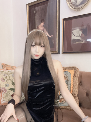 Money冷冷 NO.044 绑带旗袍裙_003 - cosergirl.com